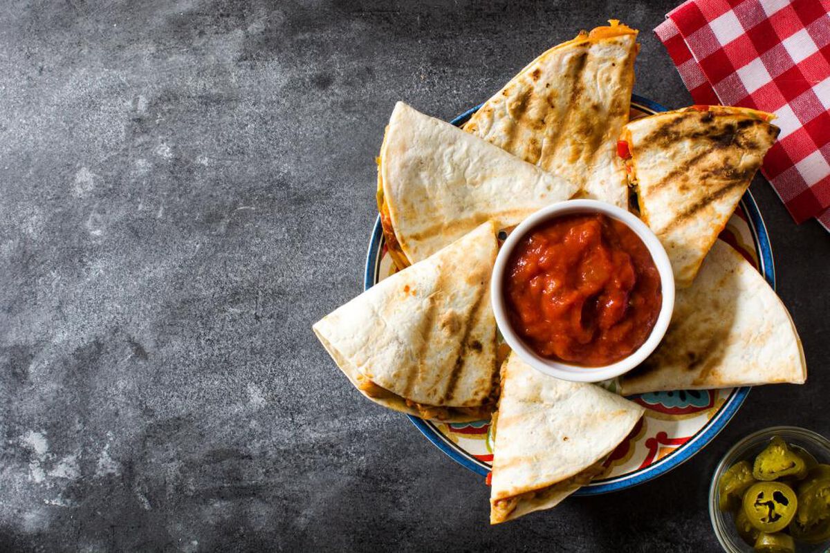 Shrimp and Vegetable Quesadillas-1