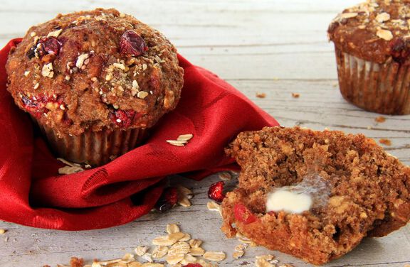 Cranberry Bran Muffins