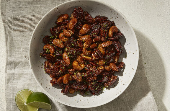 Tamarind-Lime Spiced Nuts