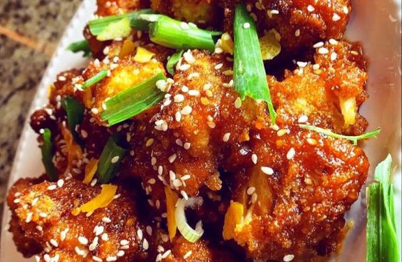 Sticky Sesame Cauliflower