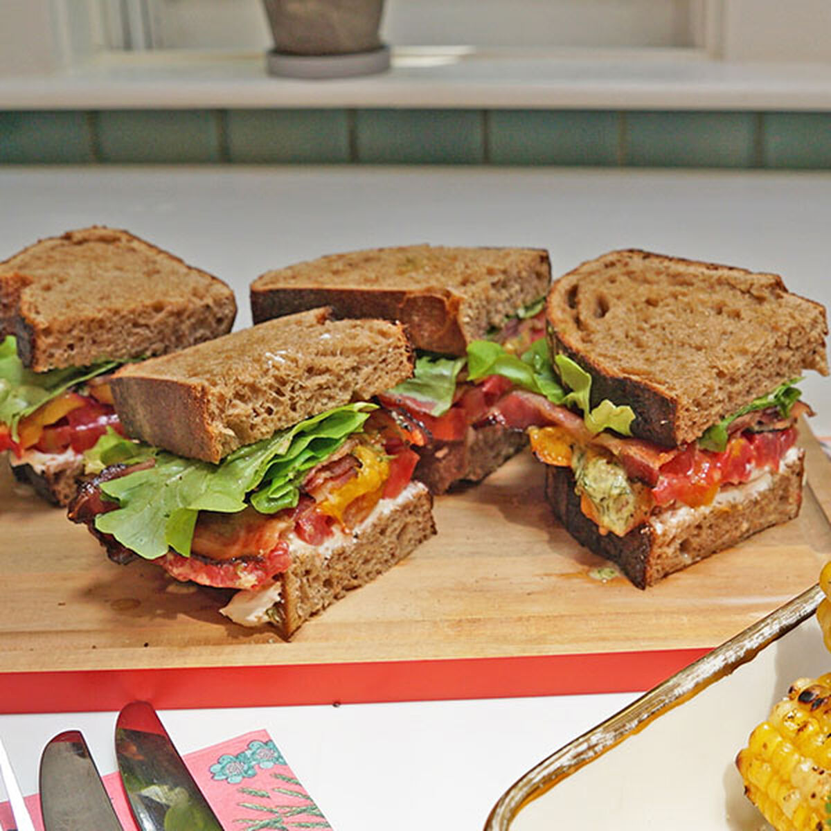 Smoky BLT with charred jalapeno mayonnaise-1