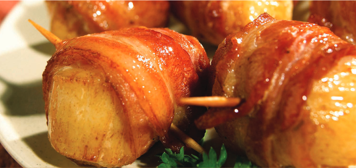 Bacon Wrapped Scallops-1