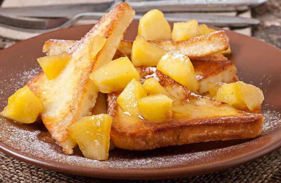 Cinnamon-Apple Stuffed French Toast