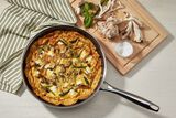 Wild Mushroom and Asparagus Frittata-1