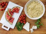 Grilled Watermelon and Orzo Salad with Blistered Cherry Tomatoes-3