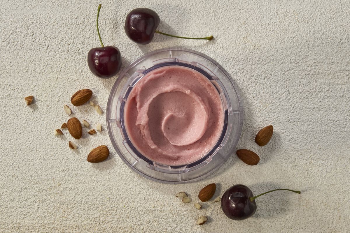 Cherry + Almond Froyo-1