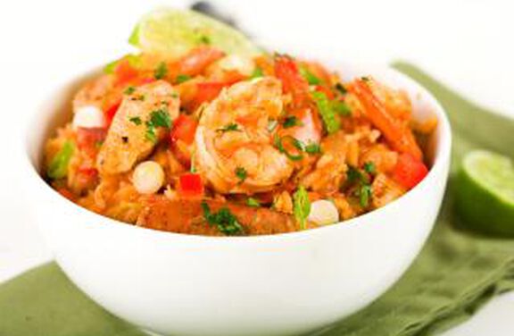 Jambalaya with Sausage and Shrimp