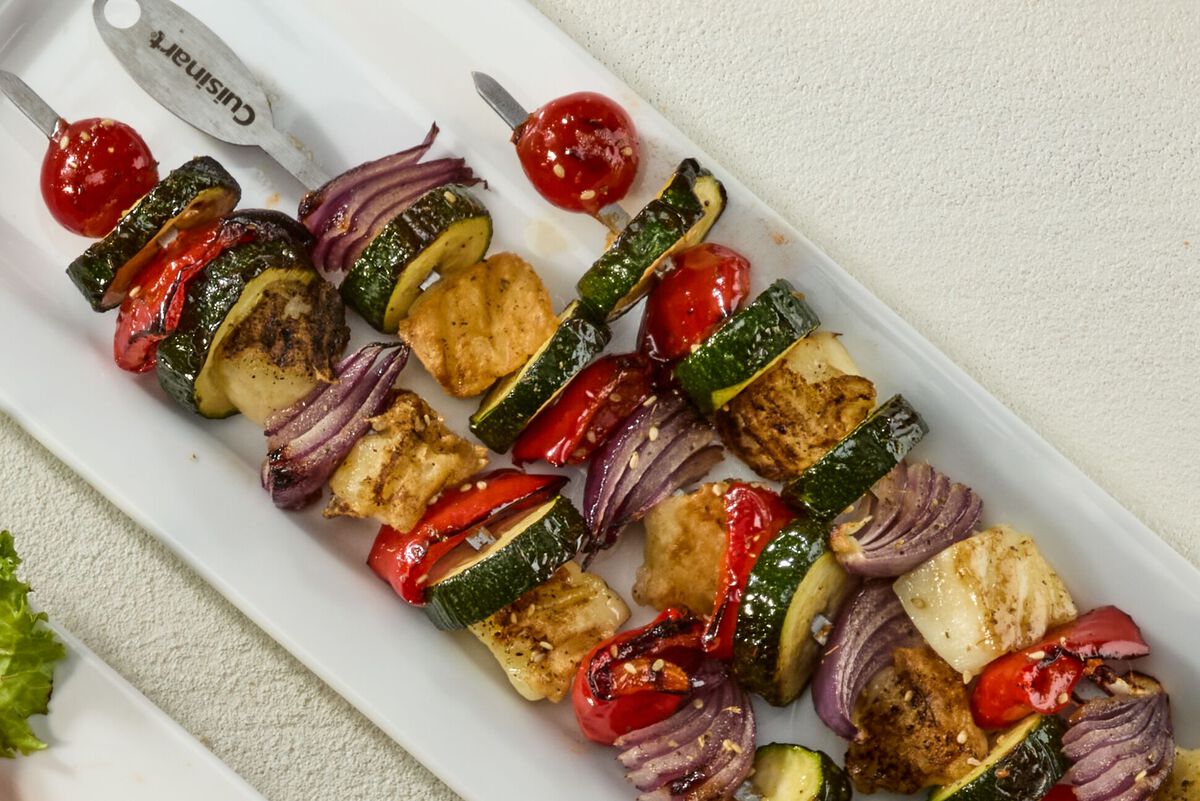 Grilled Haloumi Kebabs-1