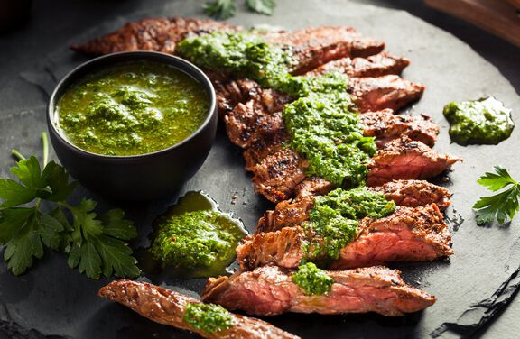 Cuisinart Griddler skirt steak char marks