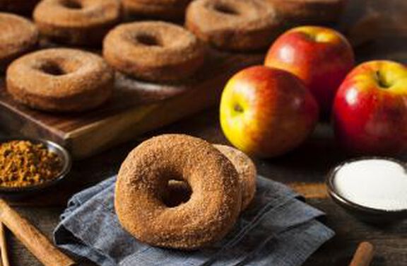 Applesauce Spice  Doughnuts