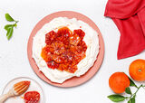 Pavlova with Blood Orange and Pomegranate-1