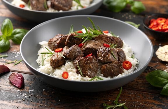 Grilled Marinated Sirloin Tips