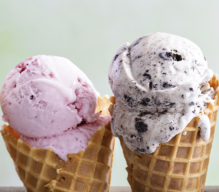 Ice Cream on Cones
