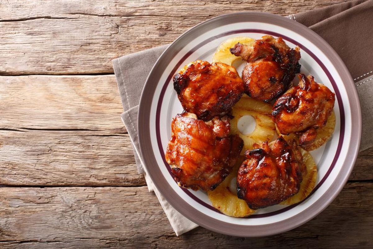 Teriyaki Grilled Chicken & Pineapple-1