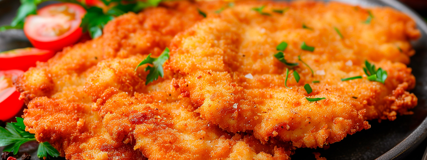 fried cutlets on a plate