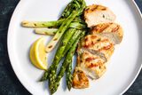 Grilled Spring Chicken with Asparagus-1
