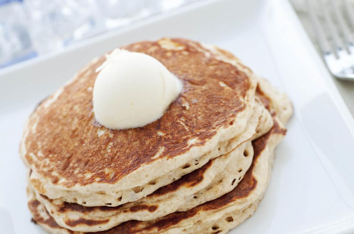 Whole Wheat Buttermilk Pancakes-1