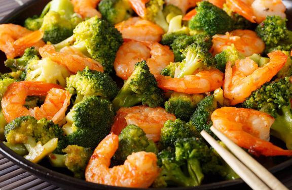 Spicy Shrimp and Broccoli