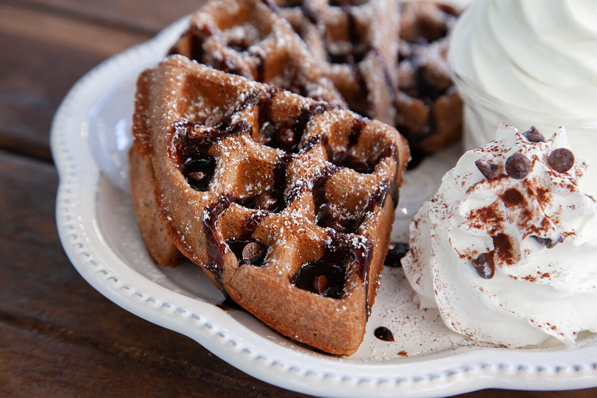 Chocolate Brownie Waffles-1