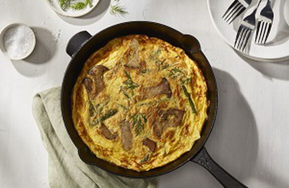 Spring Mushroom Frittata
