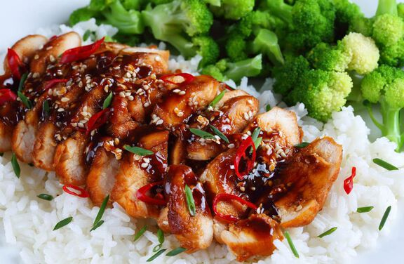 Teriyaki Glazed Chicken Breasts