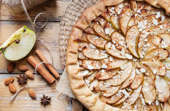 Apple Almond Tart