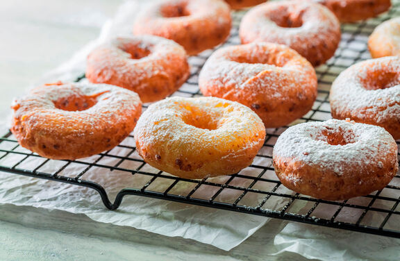 Autumn Spice Doughnuts