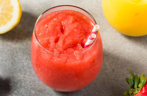 Frozen Strawberry Aperol Spritz