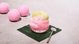 Raspberry Lemonade Shaved Ice with Honeydew &ldquo;Melon Balls&rdquo;-1