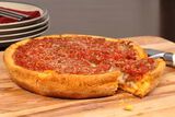 Deep Dish Pizza with Sausage-1