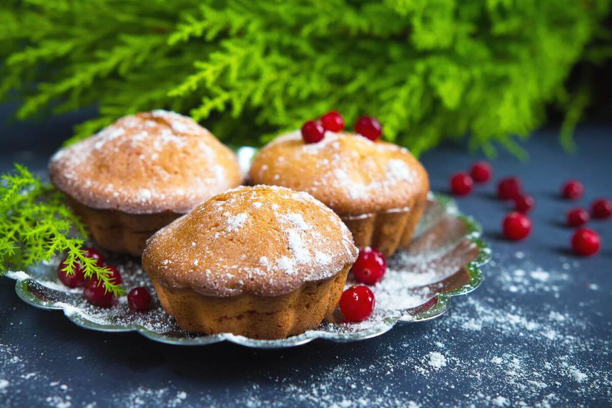 Cranberry Nut Muffins-1