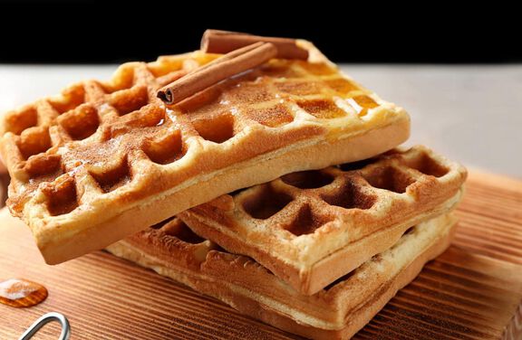 Nutty Wheat Waffles - 10 Waffles