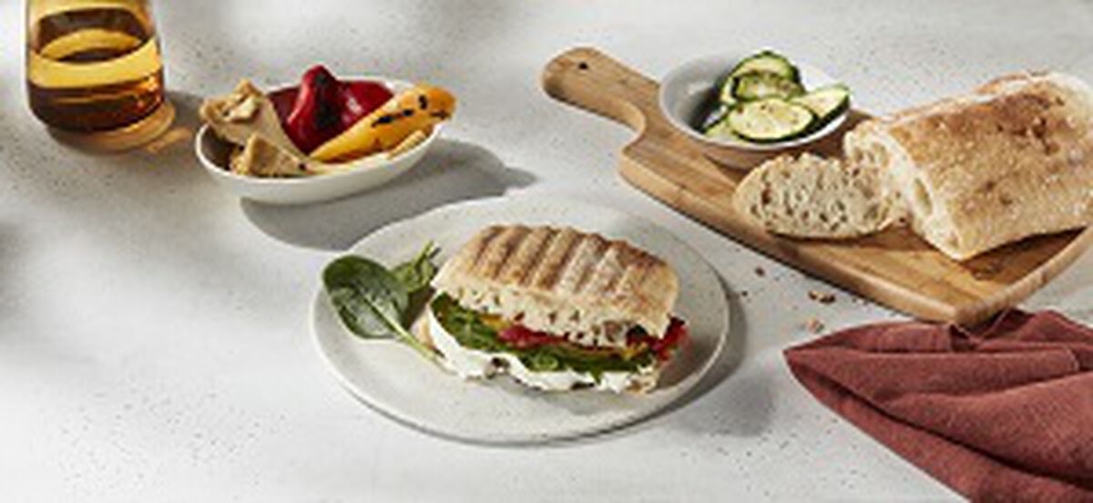 Grilled Mozzarella, Tomato, and Pesto Sandwiches-1