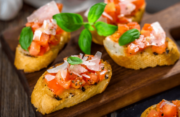 Zucchini Bruschetta