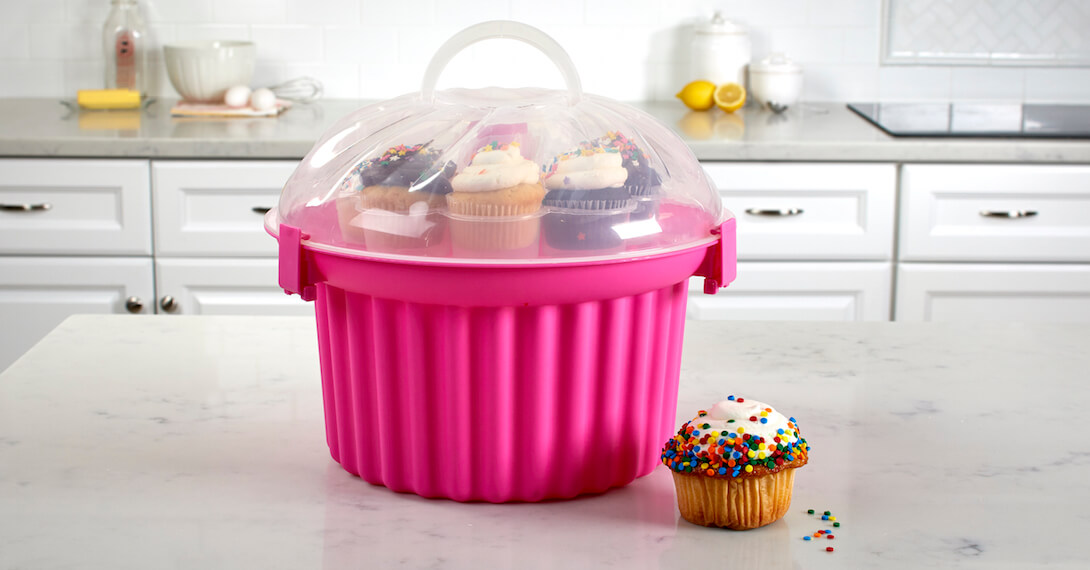 Cupcake-Shaped Carrier