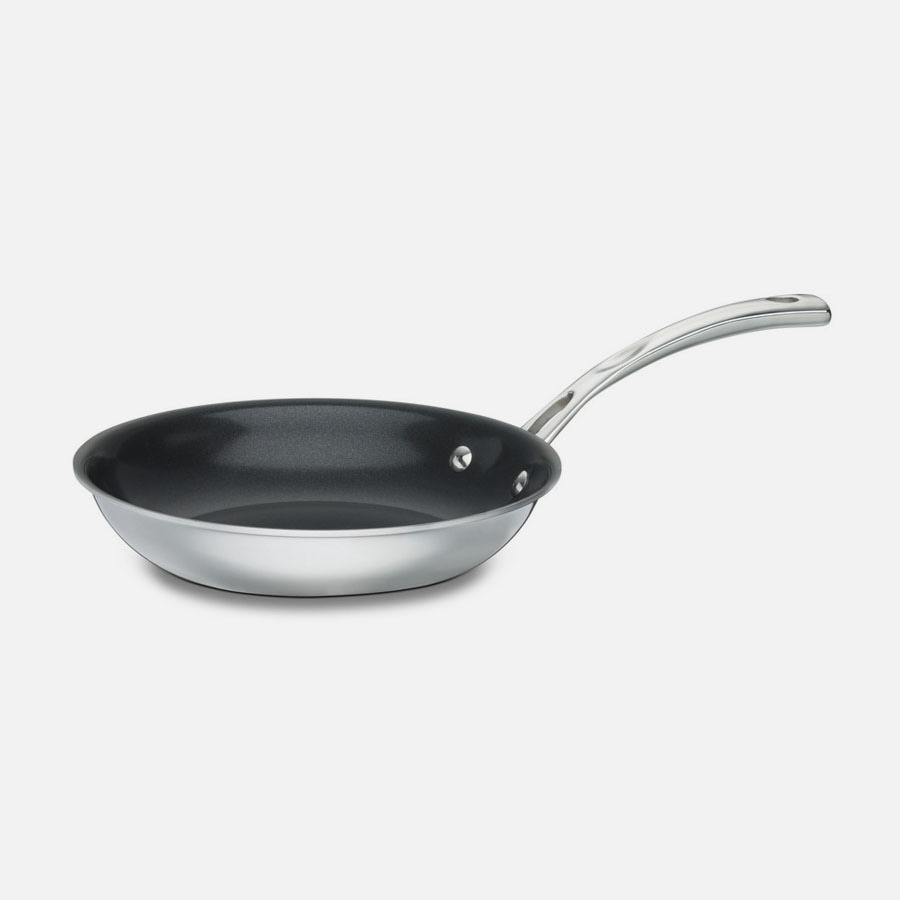 French Classic Tri-Ply Stainless Cookware 8" Non-Stick Frying Pan