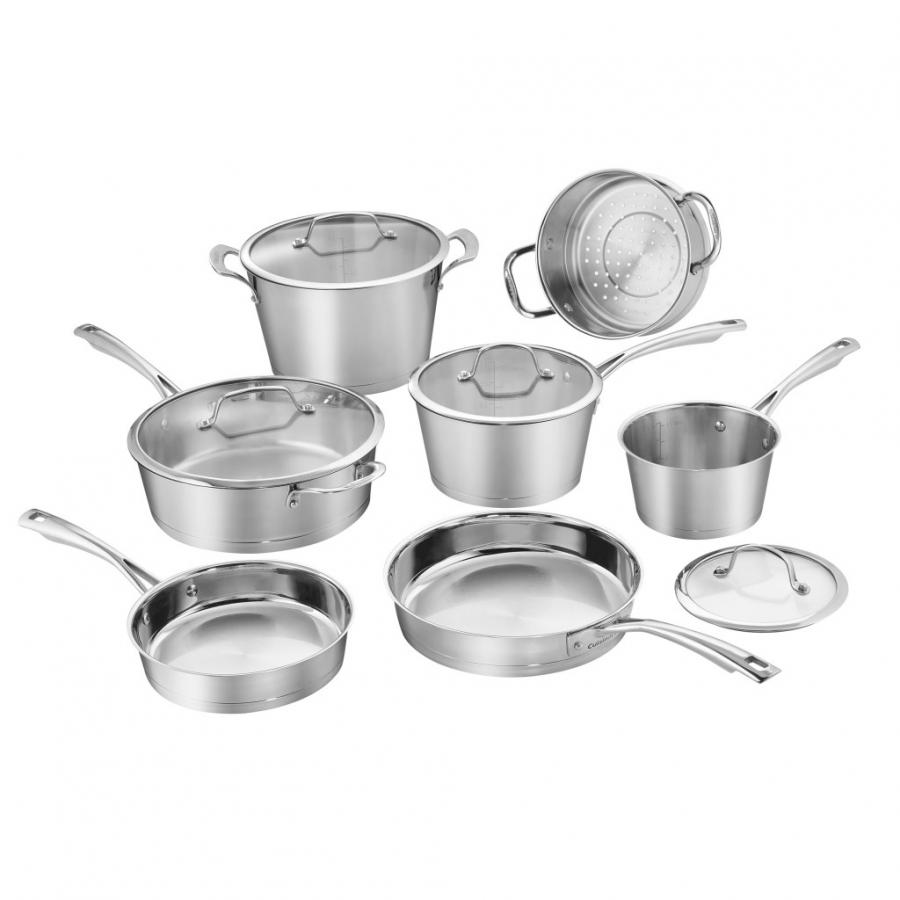 Discontinued 11 Piece Conical Stainless Steel Induction Set (72I-11)