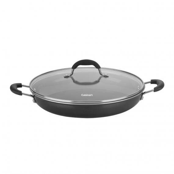 Discontinued Cuisinart ADVANTAGE® CERAMICA XT  12" Everyday Pan with Cover - Black