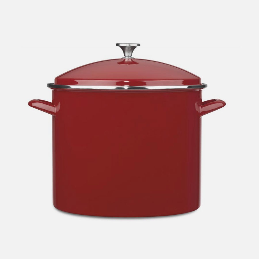 Discontinued Chef Classic Enamel on Steel Cookware 20 Quart Stockpot with Cover (EOS206-33R)