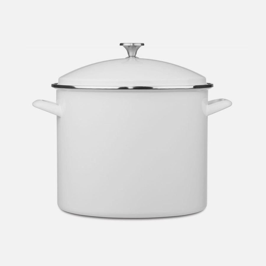 Discontinued Chef Classic Enamel on Steel Cookware 20 Quart Stockpot with Cover (EOS206-33R)