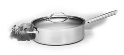 5.5 Quart Sauté Pan with Helper Handle and Cover