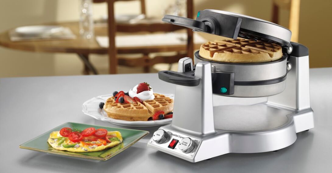 Discontinued Breakfast Express® Belgian Waffle & Omelet Maker (WAF-B50)