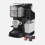 Discontinued Buona Tazza® Superautomatic Single Serve Espresso, Caffé Latte, Cappuccino, and Coffee Machine (EM-600)