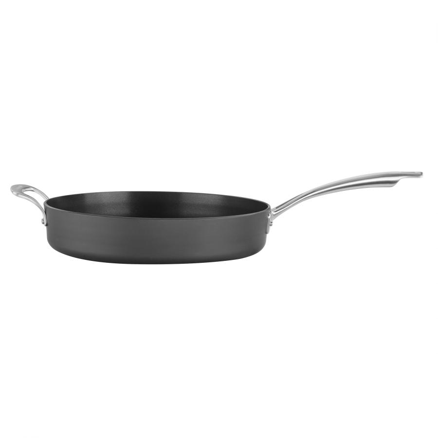 Discontinued Nonstick Hard Anodized 12" Skillet with Helper Handle (62I22-30H)