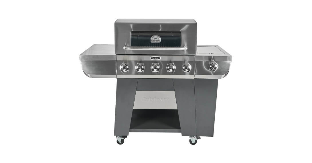 3-in-1 Stainless Five Burner Gas Grill 