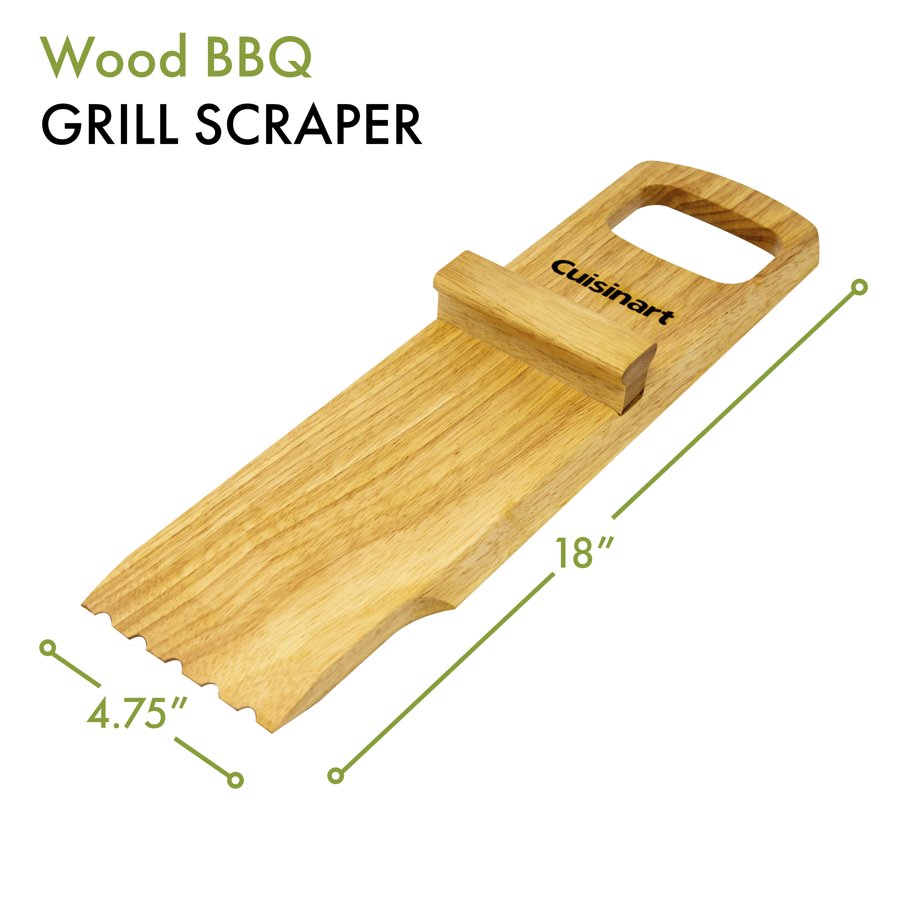 BBQ Wood Grill Scraper
