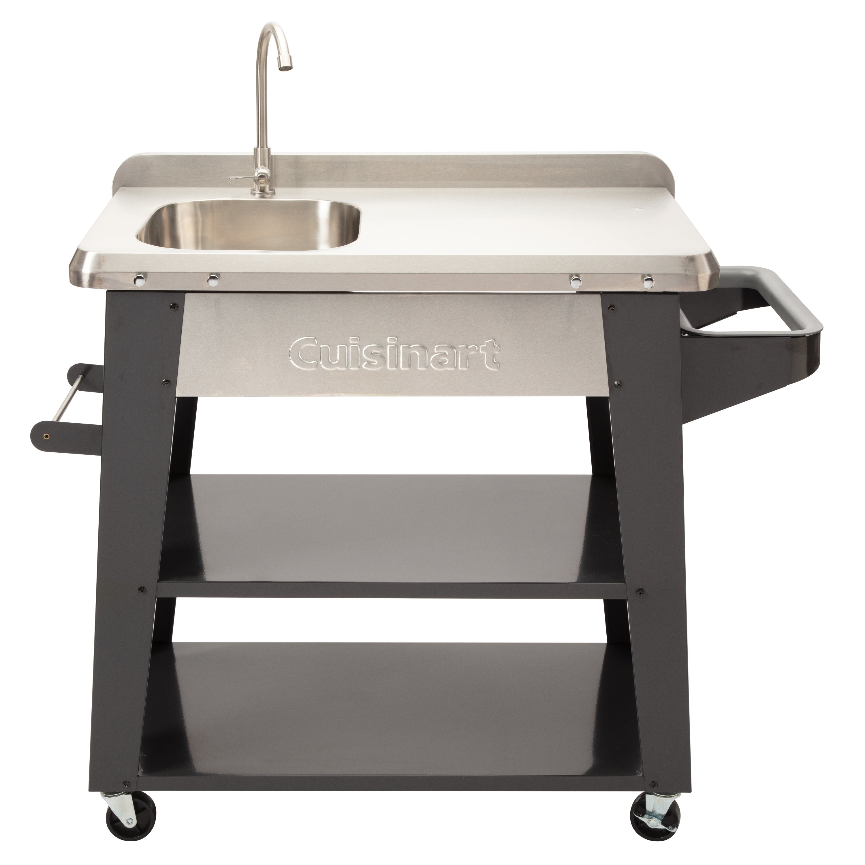 Deluxe Outdoor Prep Table Cuisinart Com, Outdoor Table With Sink