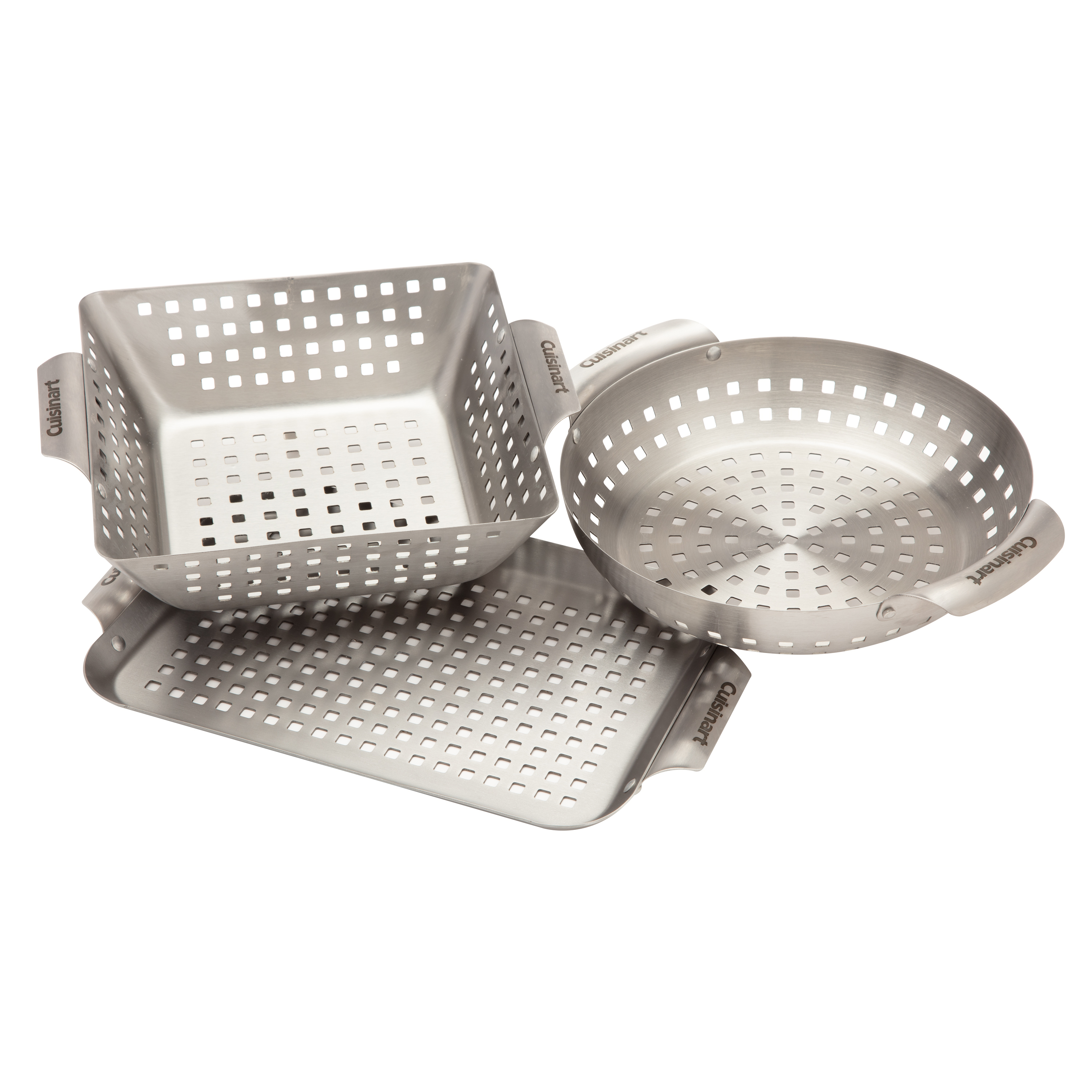3 Piece Stainless Steel Topper Set
