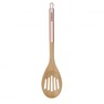 Discontinued Beechwood Slotted Spoon Copper
