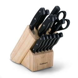 Advantage 14 Piece Cutlery Set with Natural Block